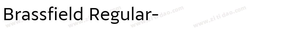Brassfield Regular字体转换